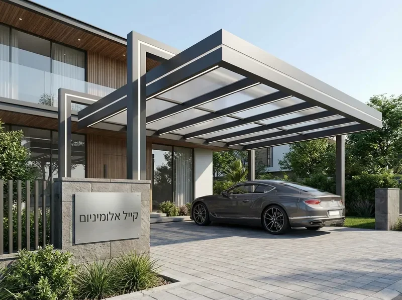 סככת חניה אלומיניום
